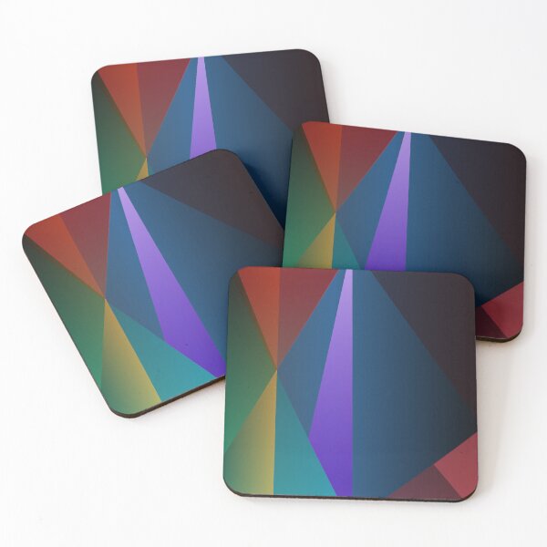 Item preview, Abstract Colorful Pyramids designed and sold by RGSMOOTHFINGER.