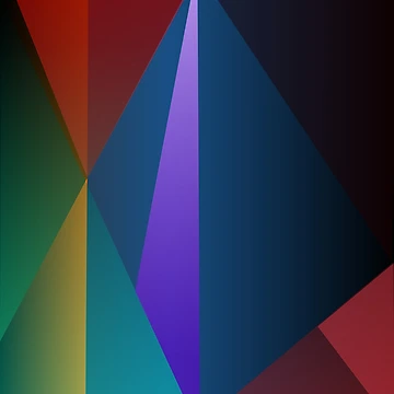 Artwork thumbnail, Abstract Colorful Pyramids by RGSMOOTHFINGER