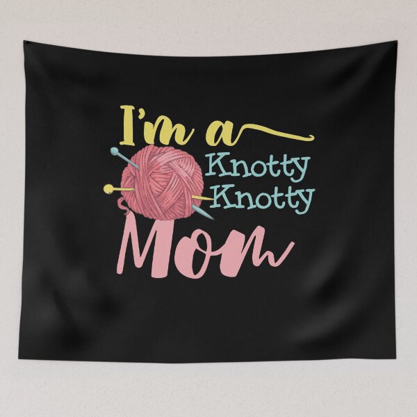 Item preview, Knitting Mom Knitter Lover Yarn Handcraft Crocheting Craft designed and sold by farhanhafeez.