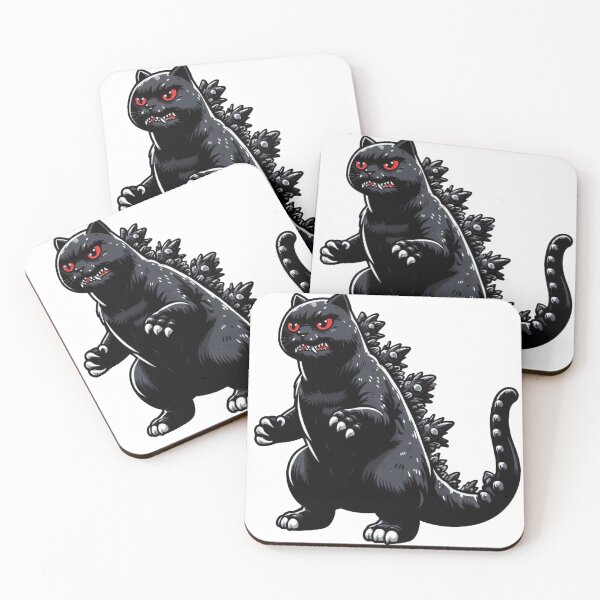 Item preview, Catzilla Sticker 02 designed and sold by RetroDig.