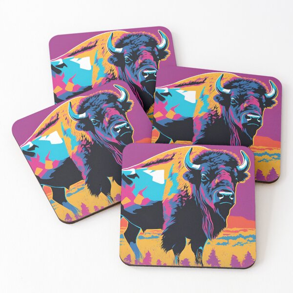 Item preview, Bison pop Art designed and sold by Bison Artistry.
