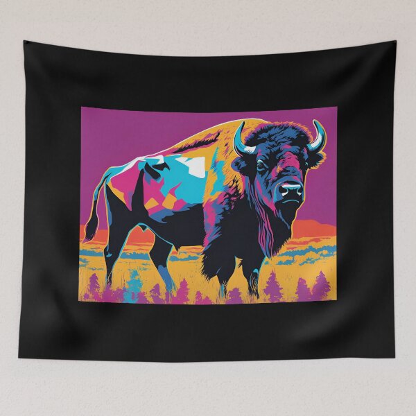 Item preview, Bison pop Art designed and sold by Bison Artistry.