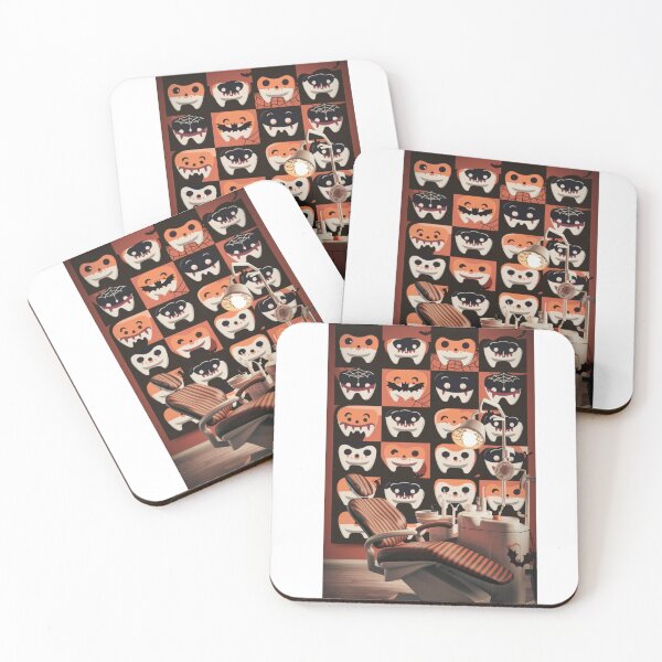Item preview, Cool Dentists Halloween Office Chair and Wall hanging "Happy Halloween" designed and sold by EmeraldCauldren.