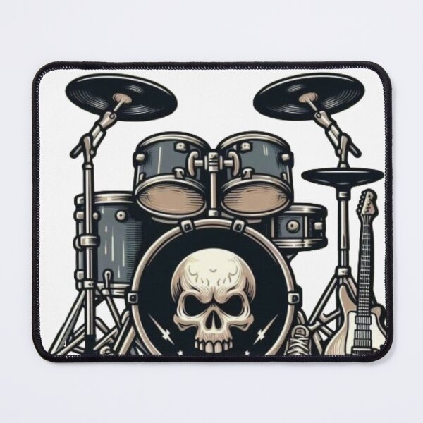 Item preview, Rock Band Drum Set Sticker designed and sold by RetroDig.