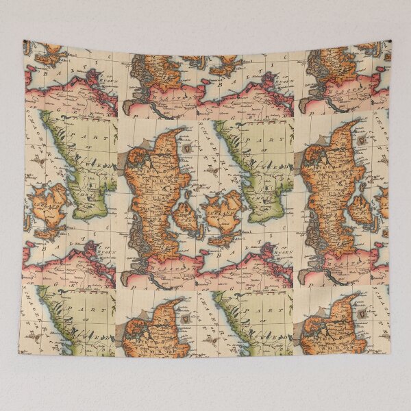 Item preview,  Old vintage map designed and sold by Raghad133.