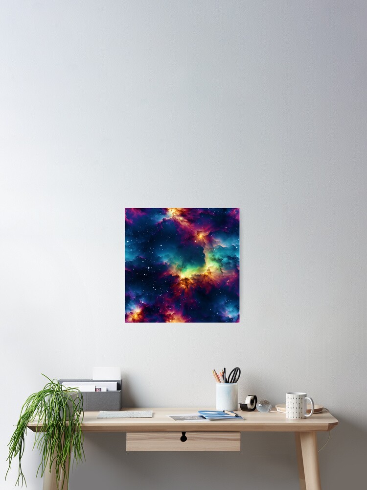 Thumbnail 2 of 3, Poster, Galaxy designed and sold by FineArtsPro.
