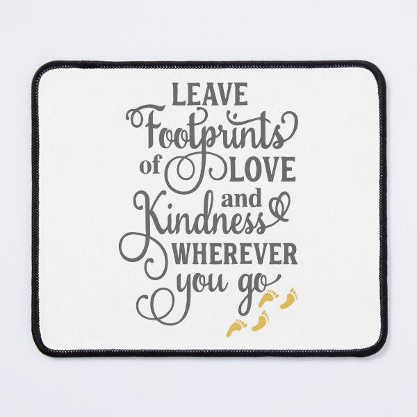 Item preview, Kindness Footprints Leader Footprints Prosperity Footprints designed and sold by farhanhafeez.