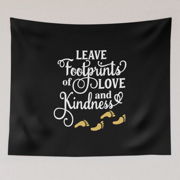 Item preview, Kindness Footprints Leader Footprints Prosperity Footprints designed and sold by farhanhafeez.