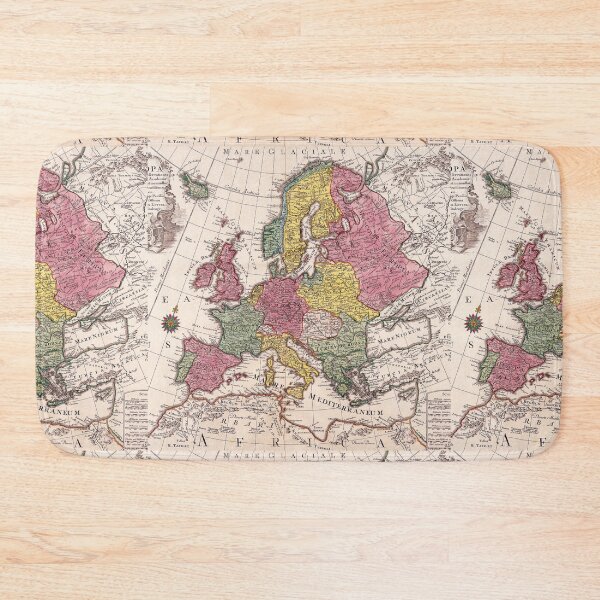 Item preview,   Old vintage map designed and sold by Raghad133.