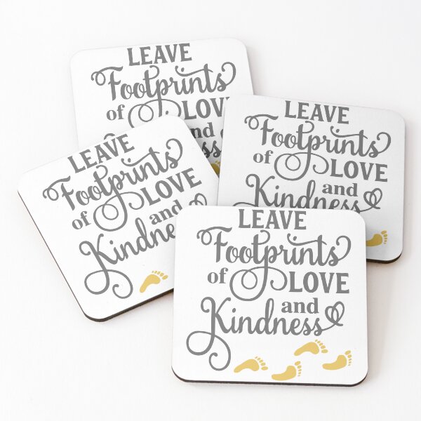 Item preview, Kindness Footprints Leader Footprints Prosperity Footprints designed and sold by farhanhafeez.