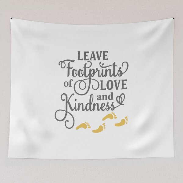 Item preview, Kindness Footprints Leader Footprints Prosperity Footprints designed and sold by farhanhafeez.