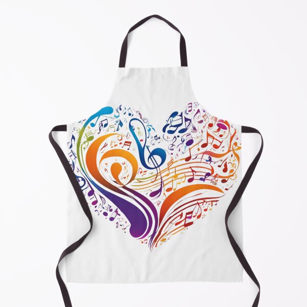 Item preview, Vibrant Music Heart - Musical Notes Heart designed and sold by Bankza.