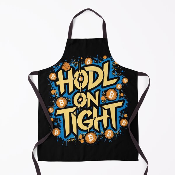 Item preview, Hodl on Tight Bitcoin Cryptocurrency Market designed and sold by RadDeck.