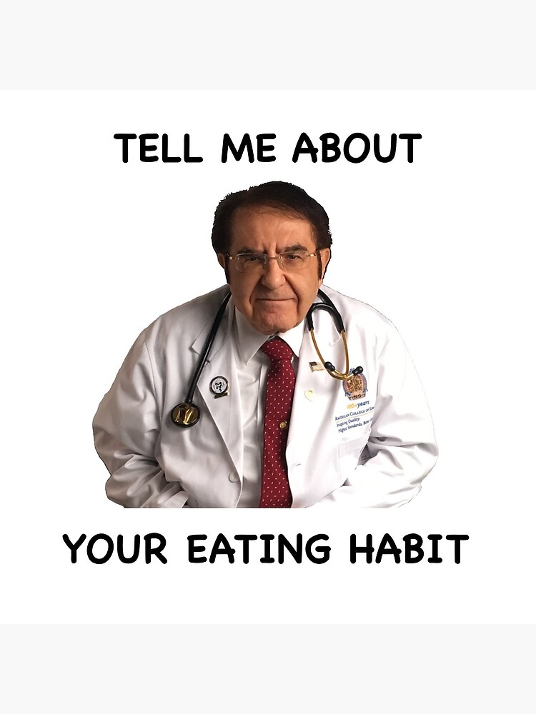 Dr Nowzaradan Tell Me About Your Eating Habit Greeting Card for