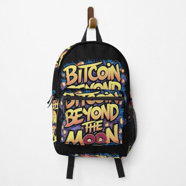 Item preview, Bitcoin Beyond the Moon Bitcoin Millionaire Crypto Wealth designed and sold by RadDeck.