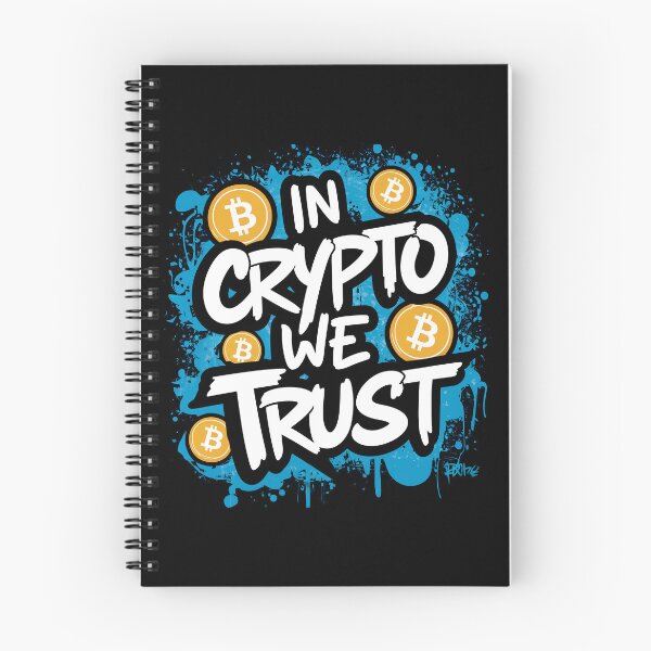 Item preview, In Crypto We Trust Bitcoin Trader Cryptocurrency Market designed and sold by RadDeck.