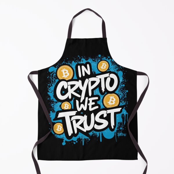Item preview, In Crypto We Trust Bitcoin Trader Cryptocurrency Market designed and sold by RadDeck.