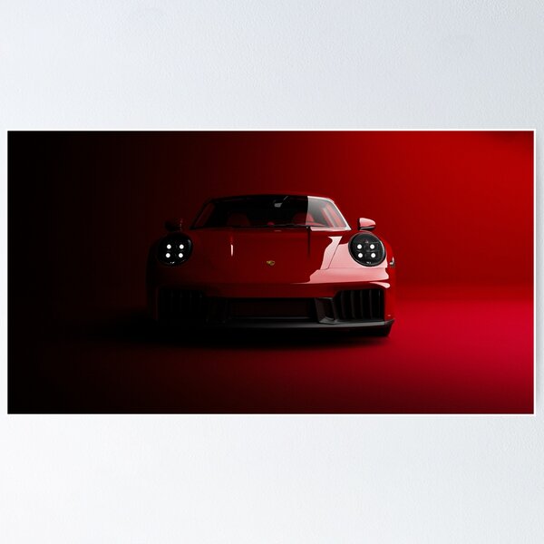 Item preview, Porsche (Red) designed and sold by 2-simple-store.
