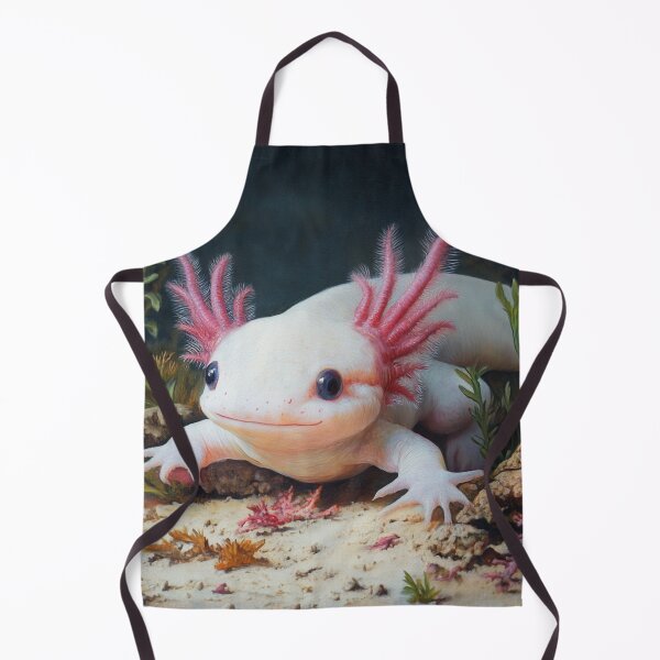 Item preview, Cute Axolotl Swimming in the Sea designed and sold by AgathaZolastore.