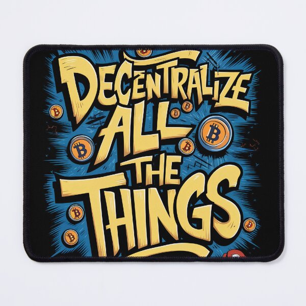 Item preview, Decentralize All The Things Bitcoin Bear Cryptocurrency Market designed and sold by RadDeck.