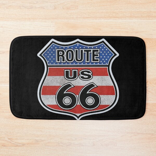 Item preview, Patriotic Route 66 Sign designed and sold by Numbers-Art.
