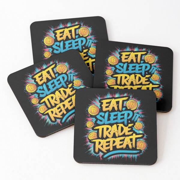 Item preview, Eat Sleep Trade Repeat  designed and sold by RadDeck.