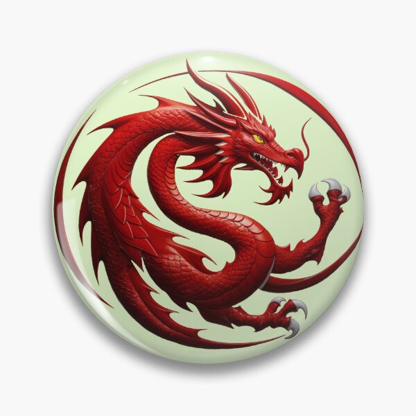 Item preview, A red dragon with its mouth open and claws out designed and sold by PWDigitalArt.