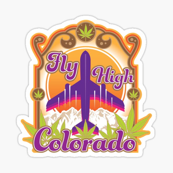 Fly High Colorado Sticker
