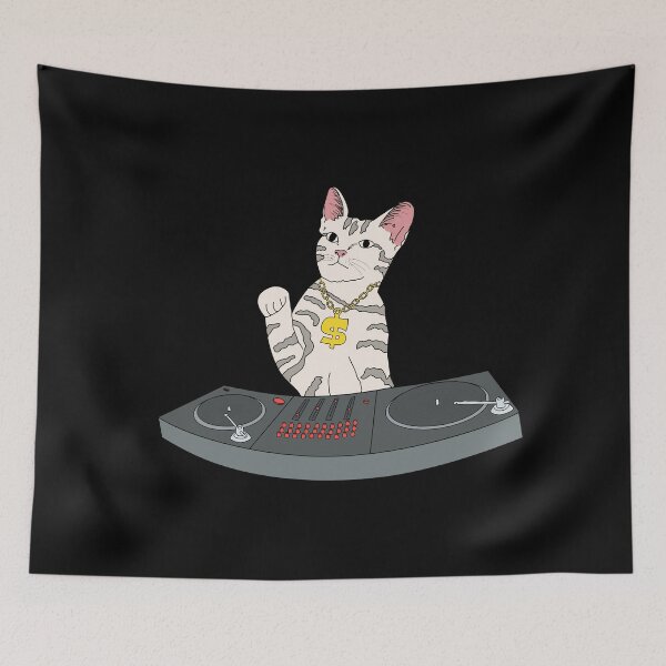 Item preview, Dj cat designed and sold by Brexmore3.