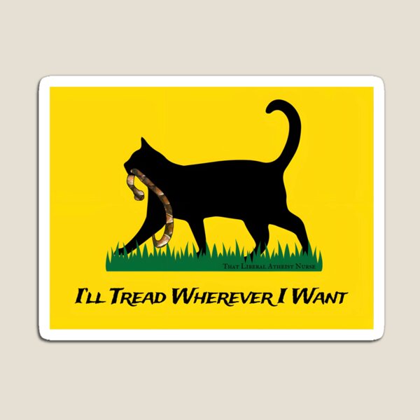 Vista previa del artículo con la obra «Voy a pisar donde quiera», diseñado y vendido por LiberalNurse.