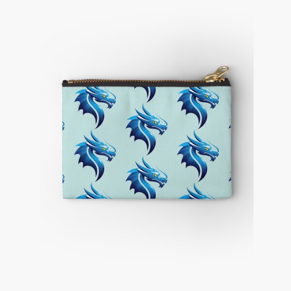 Item preview, A blue dragon with yellow eyes is the main focus of the image designed and sold by PWDigitalArt.