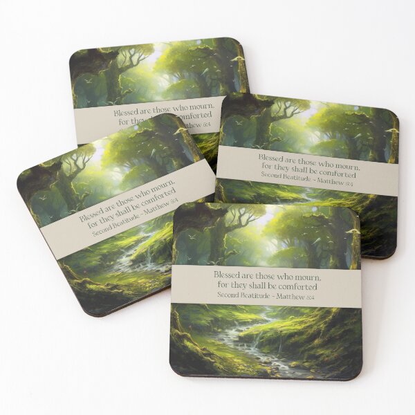 Item preview, Second Beatitude Matthew 5:4 (The Beatitudes from Sermon on The Mount) designed and sold by WideIsTheGate.