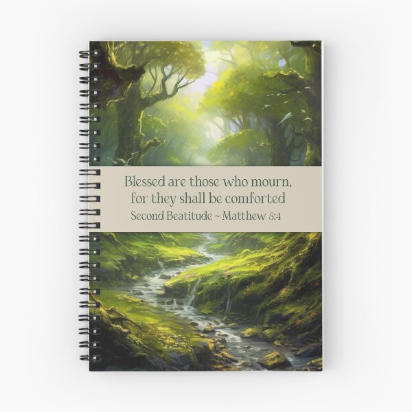 Item preview, Second Beatitude Matthew 5:4 (The Beatitudes from Sermon on The Mount) designed and sold by WideIsTheGate.
