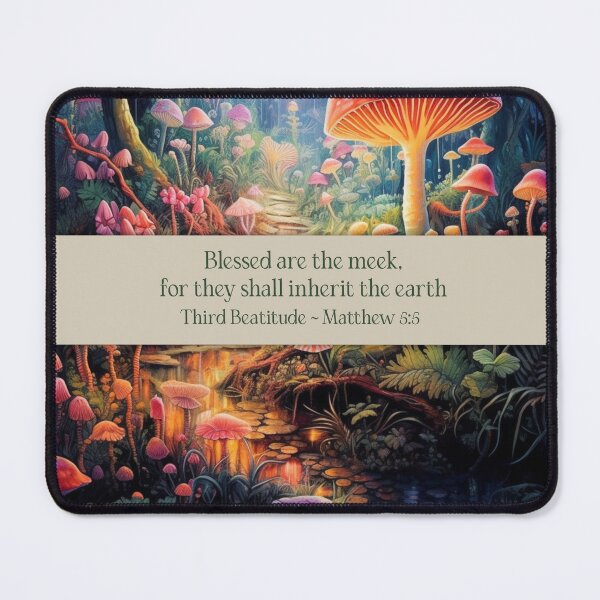 Item preview, Third Beatitude Matthew 5:5 (The Beatitudes from Sermon on The Mount) designed and sold by WideIsTheGate.