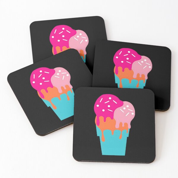 Item preview, Colorful Ice Cream Delight - Sweet Summer Treats Art For T-Shirt And Stickers designed and sold by Luxuriously.