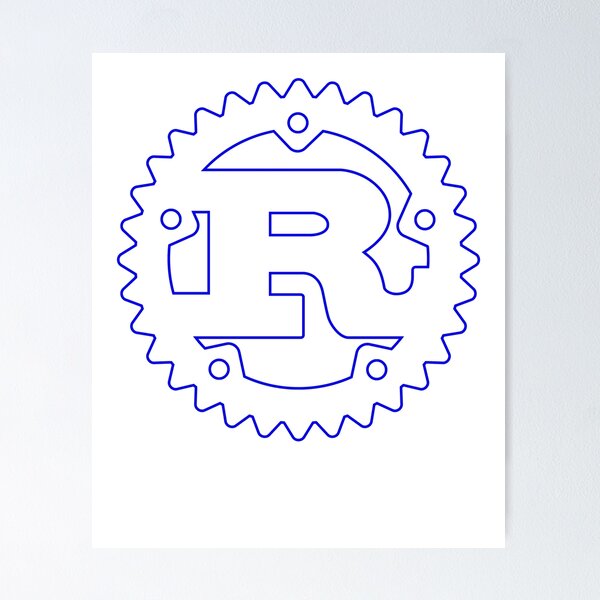 Artikel-Vorschau von Rust (Transparent / Blau) Offizielles Logo Sweatshirt, designt und verkauft von Rainwater Merch.