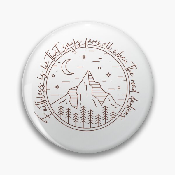 Item preview, faithless is he that says farwell - lotr quotes - tolkien  designed and sold by erynngalen.