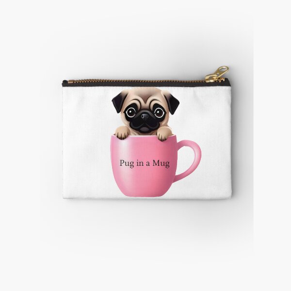 Item preview, Pug in a Mug Pink  designed and sold by Lisa Pearlman.