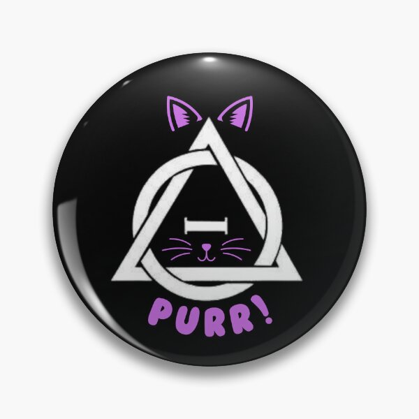 Item preview, Purple Purr Therian Therianthropy Cat Symbol designed and sold by Artography Designs.