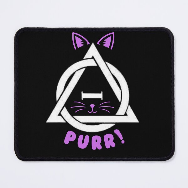 Item preview, Purple Purr Therian Therianthropy Cat Symbol designed and sold by Artography Designs.