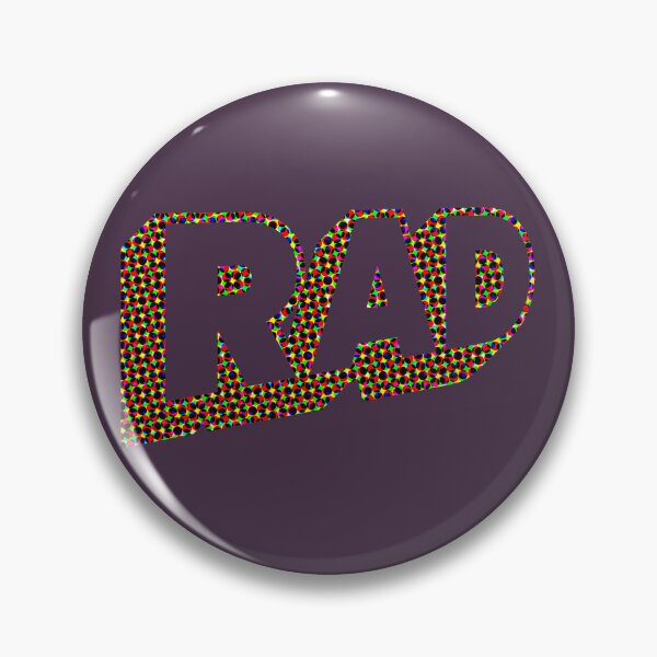 Item preview, RAD Halftone shadow typography designed and sold by trepiu.