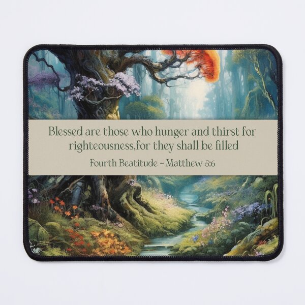 Item preview, Fourth Beatitude Matthew 5:6 (The Beatitudes from Sermon on The Mount) designed and sold by WideIsTheGate.