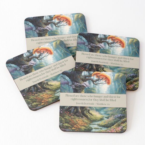 Item preview, Fourth Beatitude Matthew 5:6 (The Beatitudes from Sermon on The Mount) designed and sold by WideIsTheGate.