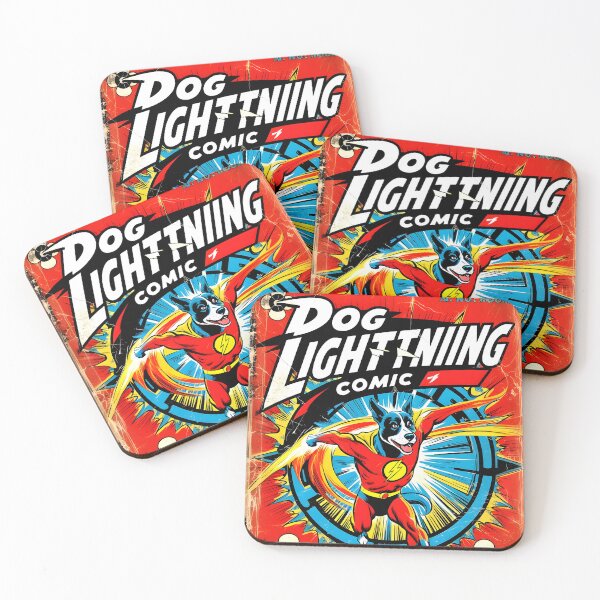 Item preview, Dog Lightning Comic designed and sold by tinydog.