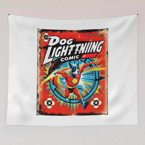 Item preview, Dog Lightning Comic designed and sold by tinydog.