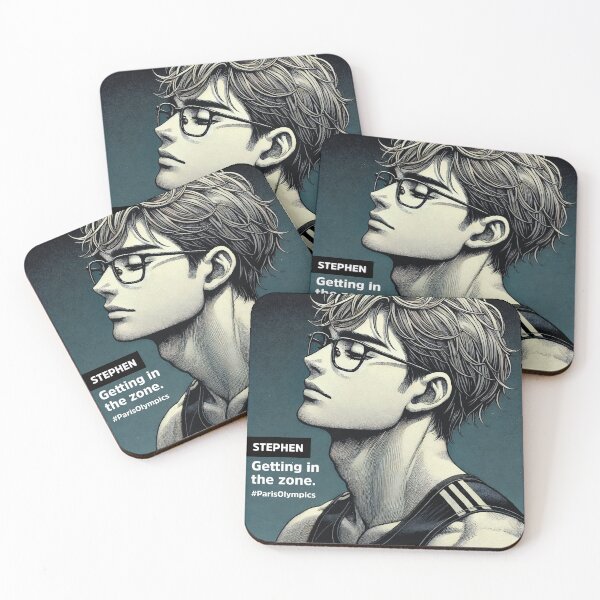 Item preview, Stephen getting in the zone.  designed and sold by YOURTWIST.