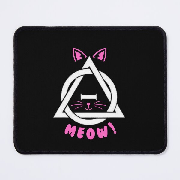 Item preview, Pink Meow Therian Therianthropy Cat Symbol designed and sold by Artography Designs.
