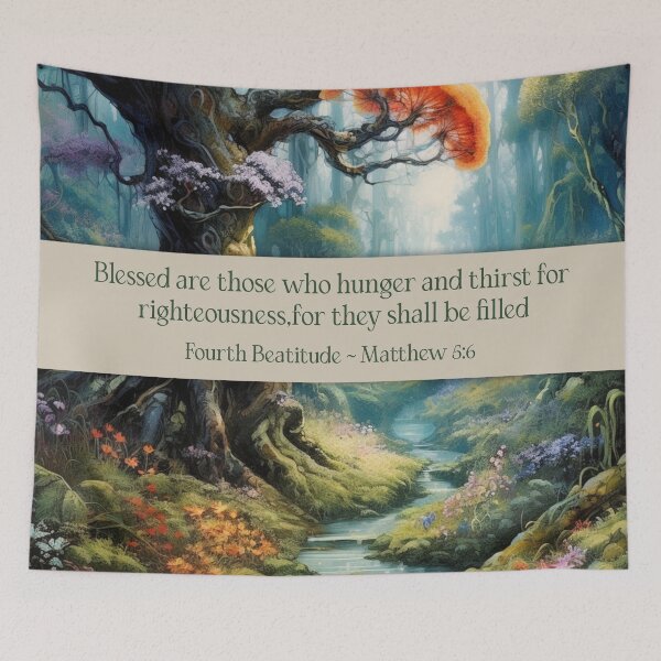 Item preview, Fourth Beatitude Matthew 5:6 (The Beatitudes from Sermon on The Mount) designed and sold by WideIsTheGate.