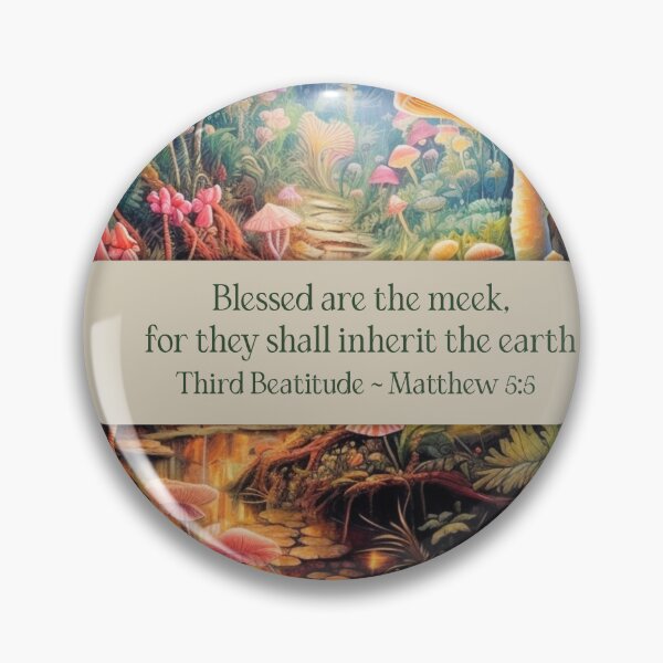 Item preview, Third Beatitude Matthew 5:5 (The Beatitudes from Sermon on The Mount) designed and sold by WideIsTheGate.
