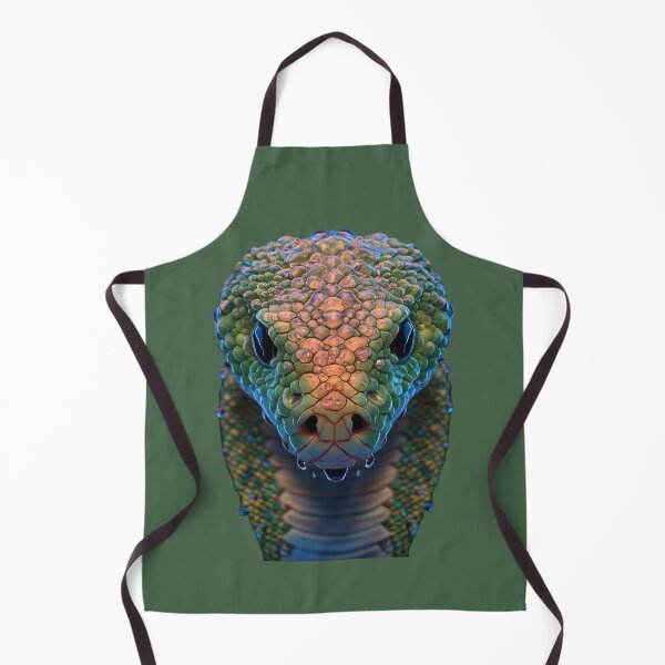 Item preview, Close up of a Snake Head, Showcasing Highly Detailed and vivid Scales with a Mesmerizing Fractal Like Pattern designed and sold by macadolie.